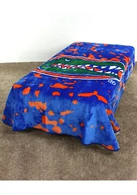 NCAA Florida Gators Huge Raschel Throw Blanket
