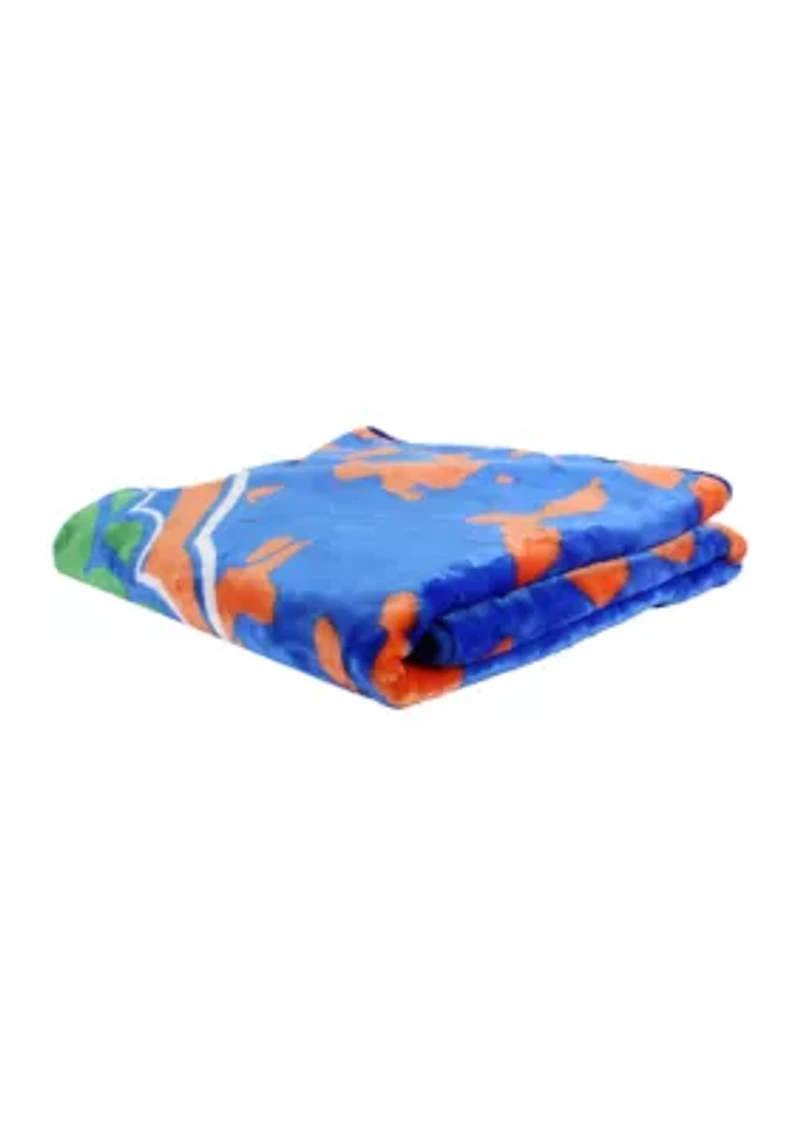 NCAA Florida Gators Huge Raschel Throw Blanket