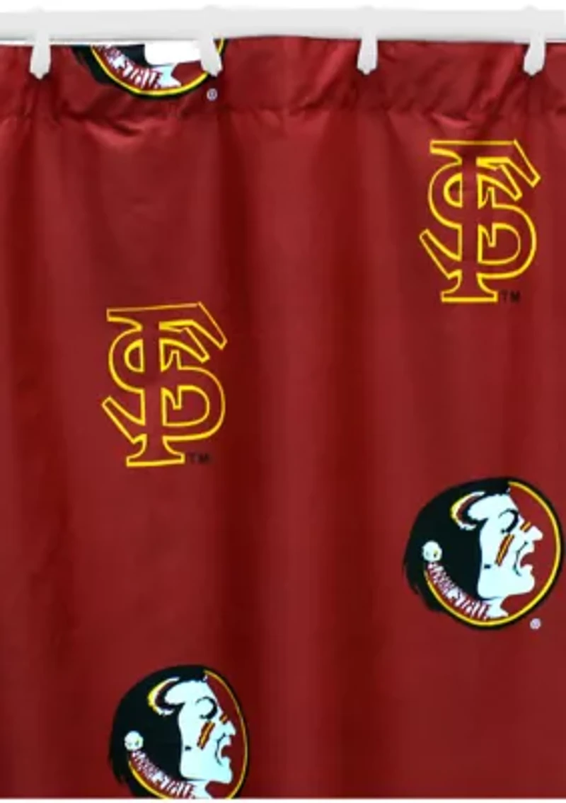 NCAA Florida State Seminoles Printed Shower Curtain Cover
