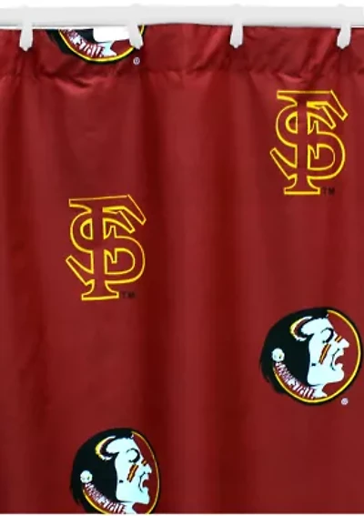 NCAA Florida State Seminoles Printed Shower Curtain Cover