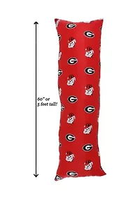 NCAA Georgia Bulldogs Printed Body Pillow