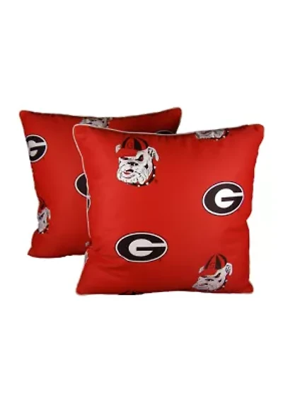 NCAA Georgia Bulldogs Decorative Pillow