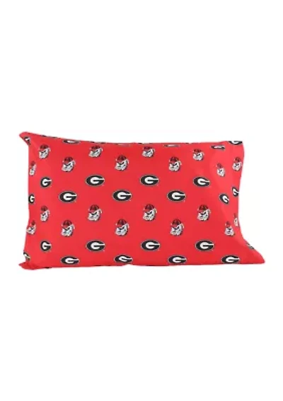 NCAA Georgia Bulldogs King Pillowcase