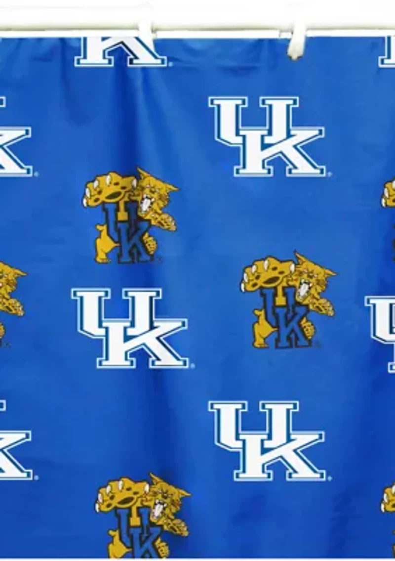 NCAA Kentucky Wildcats Printed Shower Curtain Cover