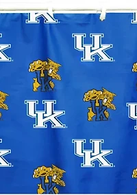 NCAA Kentucky Wildcats Printed Shower Curtain Cover
