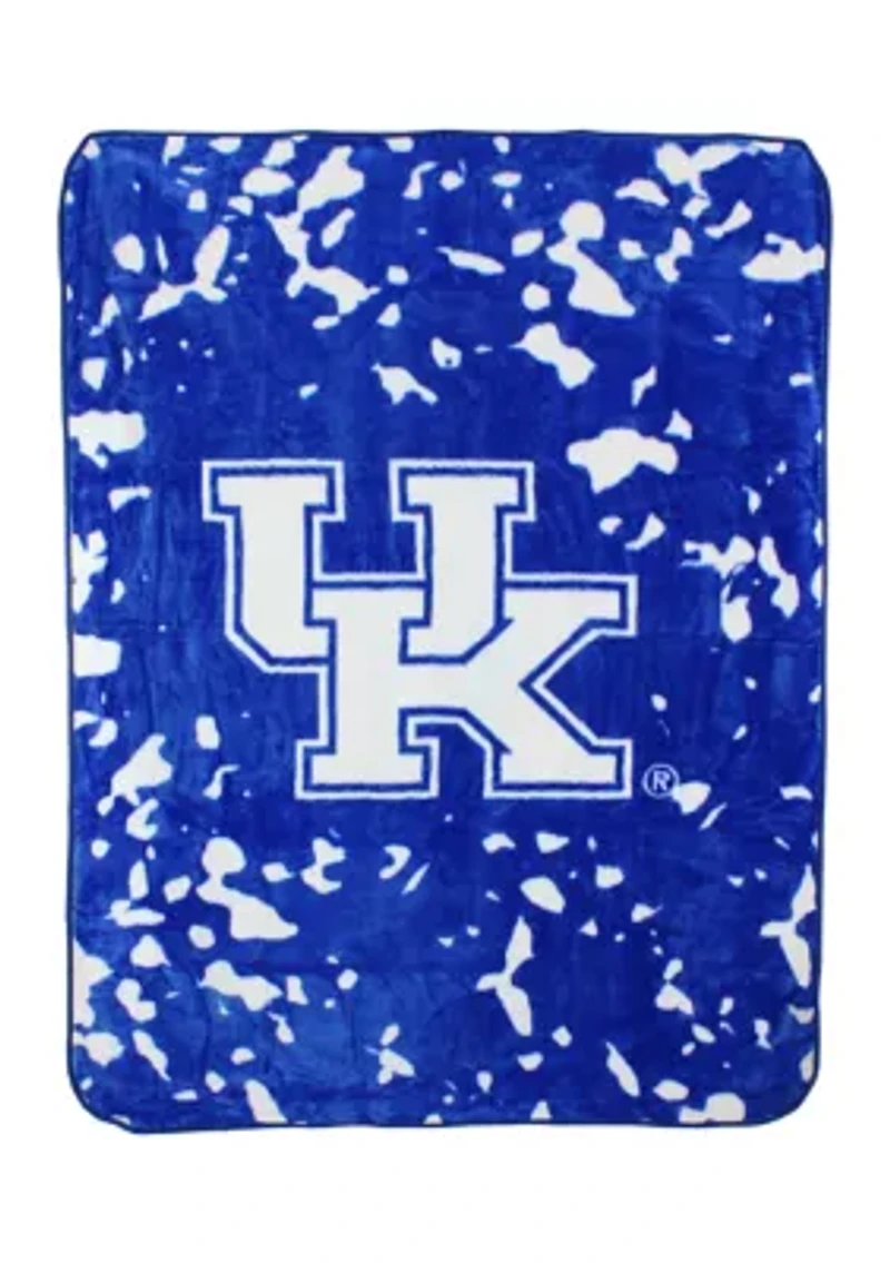 NCAA Kentucky Wildcats Huge Raschel Throw Blanket