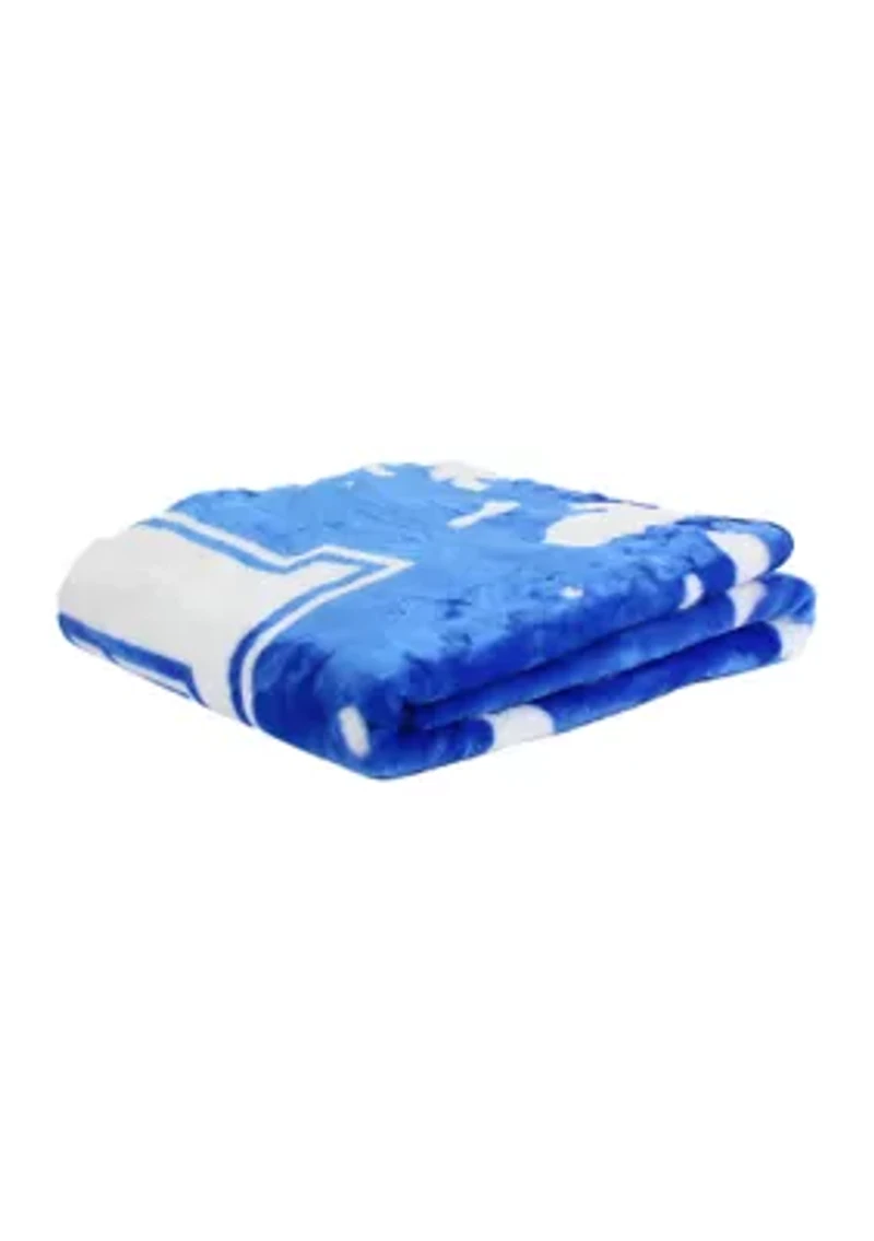 NCAA Kentucky Wildcats Huge Raschel Throw Blanket