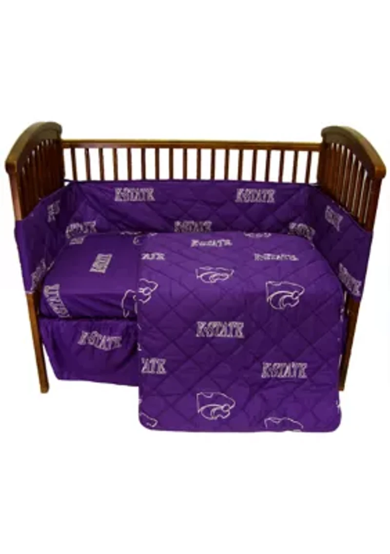 NCAA Kansas State Wildcats 5 Piece Baby Crib Set