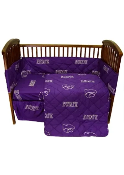 NCAA Kansas State Wildcats 5 Piece Baby Crib Set