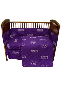 NCAA Kansas State Wildcats 5 Piece Baby Crib Set
