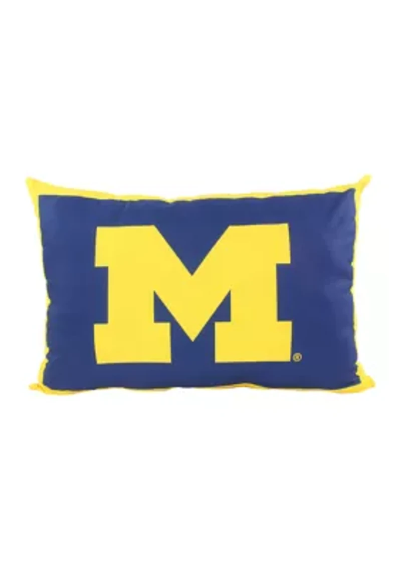 NCAA Michigan Wolverines Fully Stuffed Big Logo Pillow