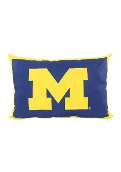 NCAA Michigan Wolverines Fully Stuffed Big Logo Pillow