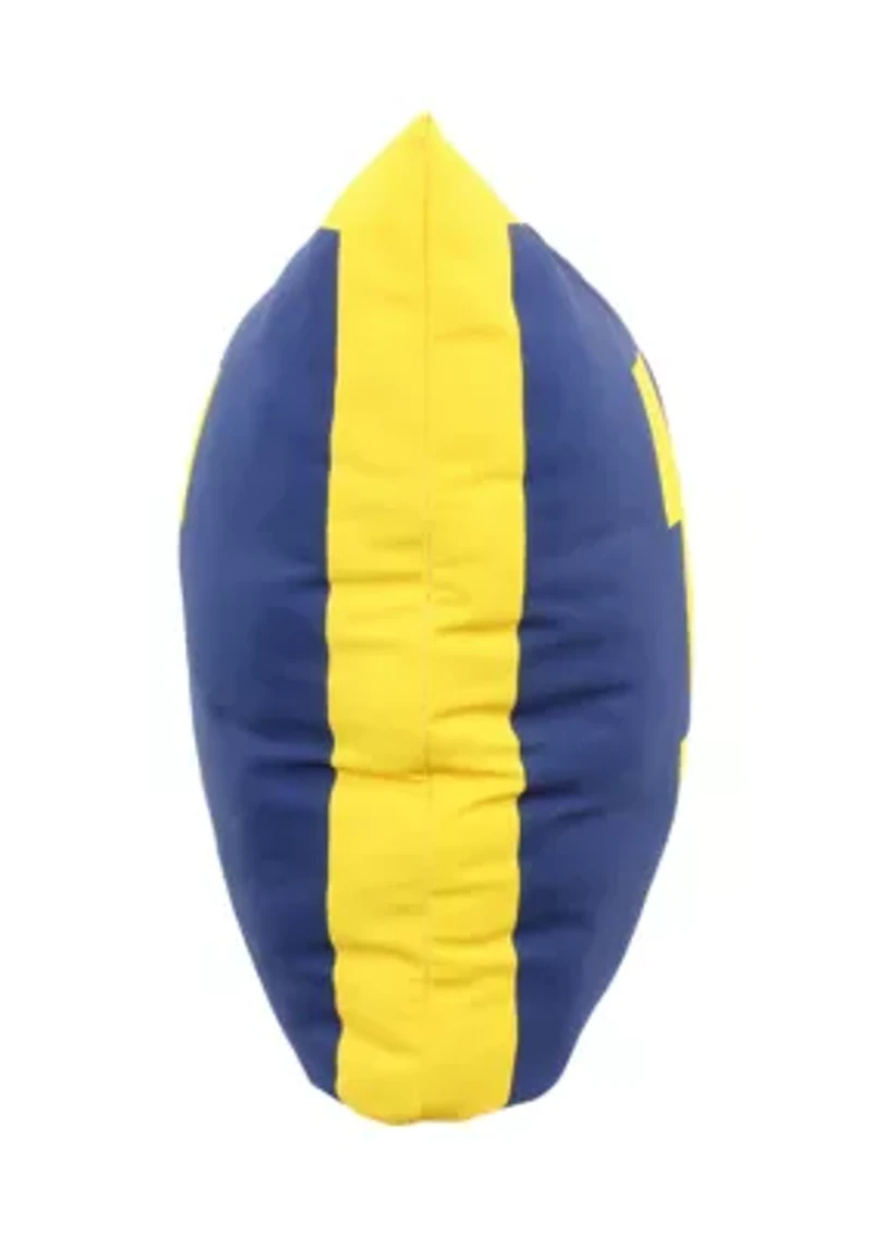 NCAA Michigan Wolverines Fully Stuffed Big Logo Pillow