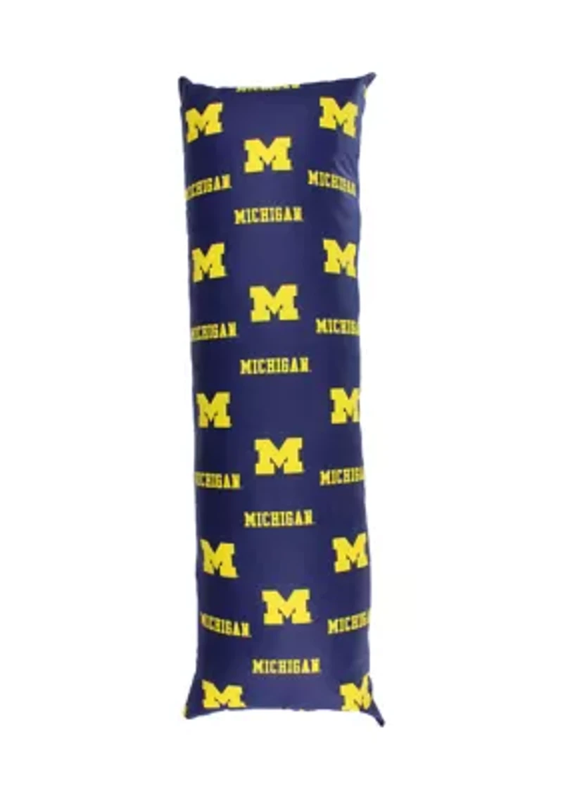 NCAA Michigan Wolverines Printed Body Pillow
