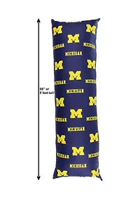 NCAA Michigan Wolverines Printed Body Pillow