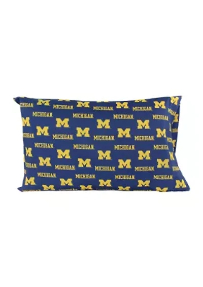 NCAA Michigan Wolverines Standard Pillowcase