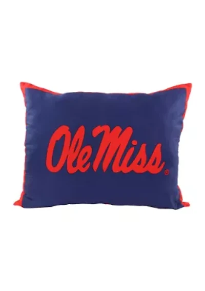 NCAA Ole Miss Rebels Fully Stuffed Big Logo Pillow