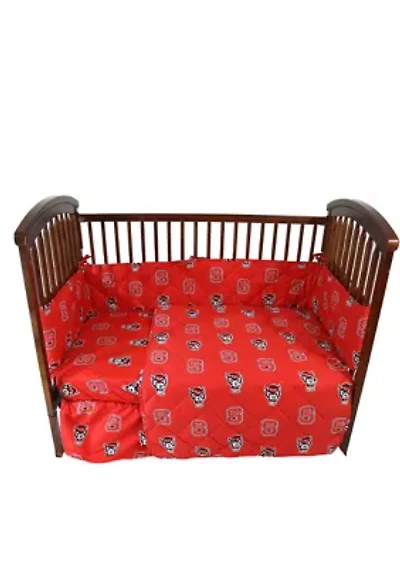 NCAA NC State Wolfpack 5 Piece Baby Crib Set