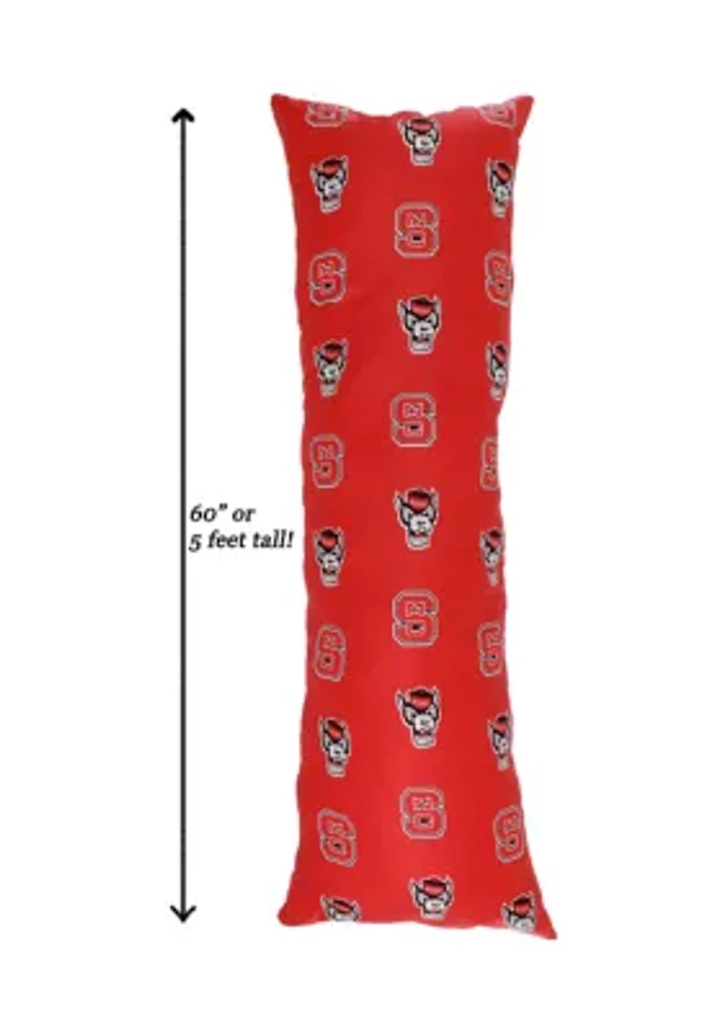 NCAA NC State Wolfpack Printed Body Pillow