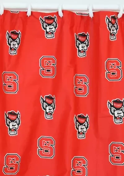 NCAA NC State Wolfpack Printed Shower Curtain Cover