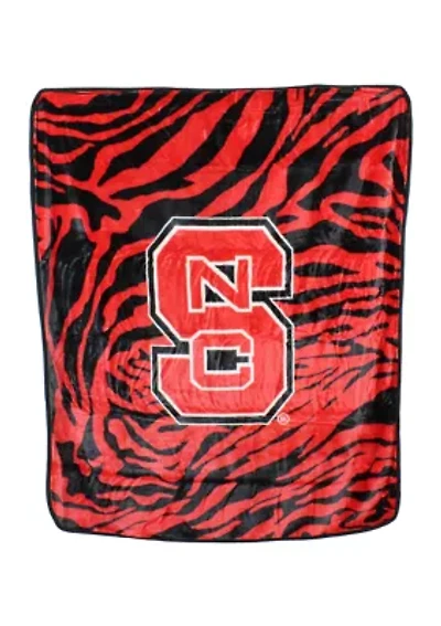 NCAA NC State Wolfpack Soft Raschel Throw Blanket