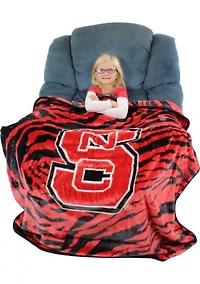 NCAA NC State Wolfpack Soft Raschel Throw Blanket