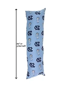 NCAA North Carolina Tar Heels Printed Body Pillow