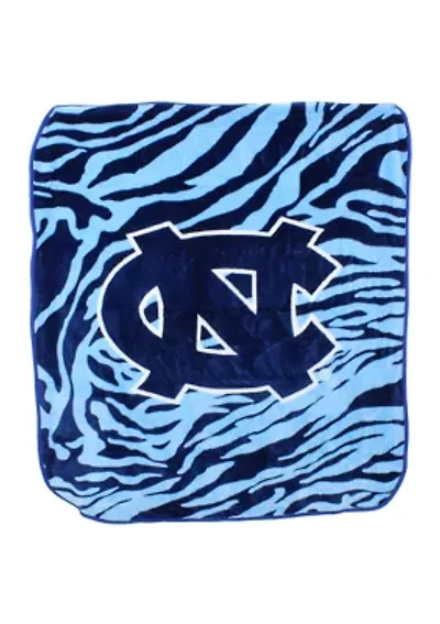 NCAA North Carolina Tar Heels Soft Raschel Throw Blanket