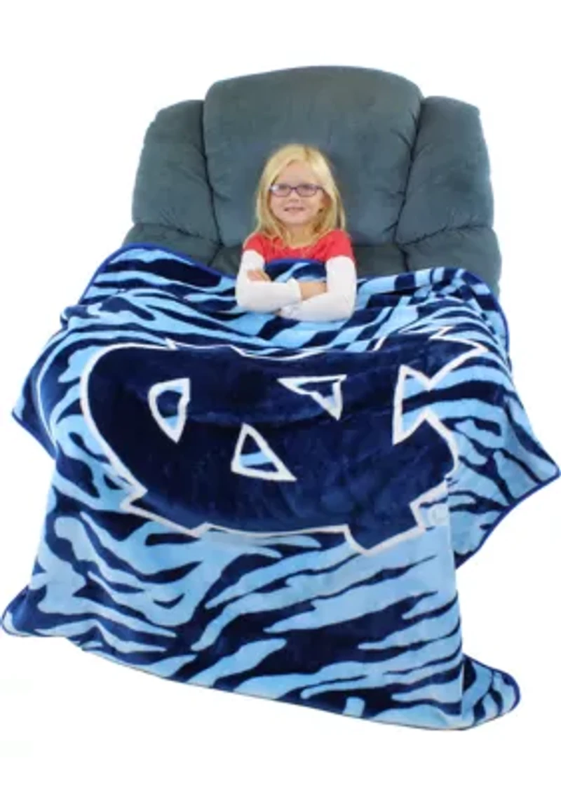 NCAA North Carolina Tar Heels Soft Raschel Throw Blanket