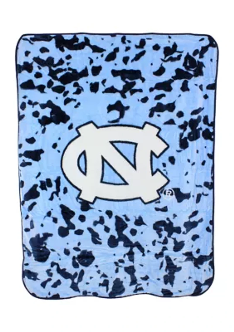 NCAA North Carolina Tar Heels Huge Raschel Throw Blanket