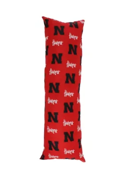 NCAA Nebraska Cornhuskers Printed Body Pillow