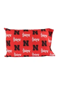 NCAA Nebraska Cornhuskers Standard Pillowcase