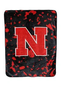 NCAA Nebraska Cornhuskers Huge Raschel Throw Blanket
