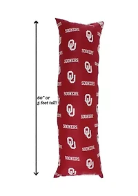 NCAA Oklahoma Sooners Printed Body Pillow