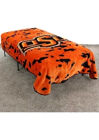 NCAA Oklahoma State Cowboys Huge Raschel Throw Blanket