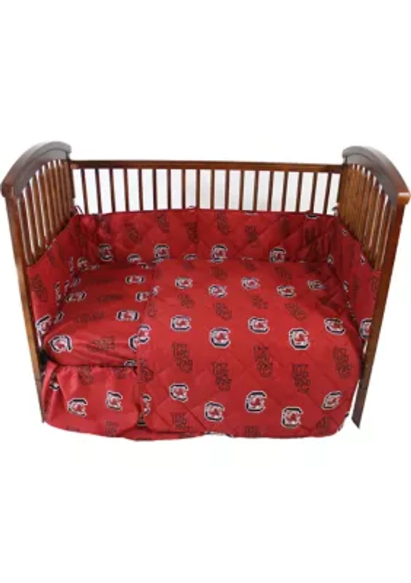 NCAA South Carolina Gamecocks 5 Piece Baby Crib Set