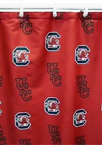 NCAA South Carolina Gamecocks Printed Shower Curtain Cover