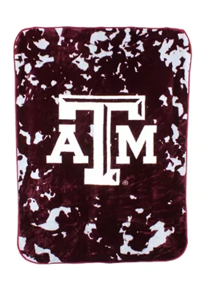 NCAA Texas A&M Aggies Huge Raschel Throw Blanket