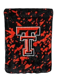 NCAA Texas Tech Red Raiders Huge Raschel Throw Blanket