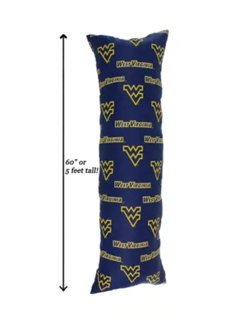 NCAA West Virginia Mountaineers Printed Body Pillow