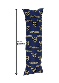NCAA West Virginia Mountaineers Printed Body Pillow