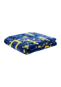 NCAA West Virginia Mountaineers Huge Raschel Throw Blanket