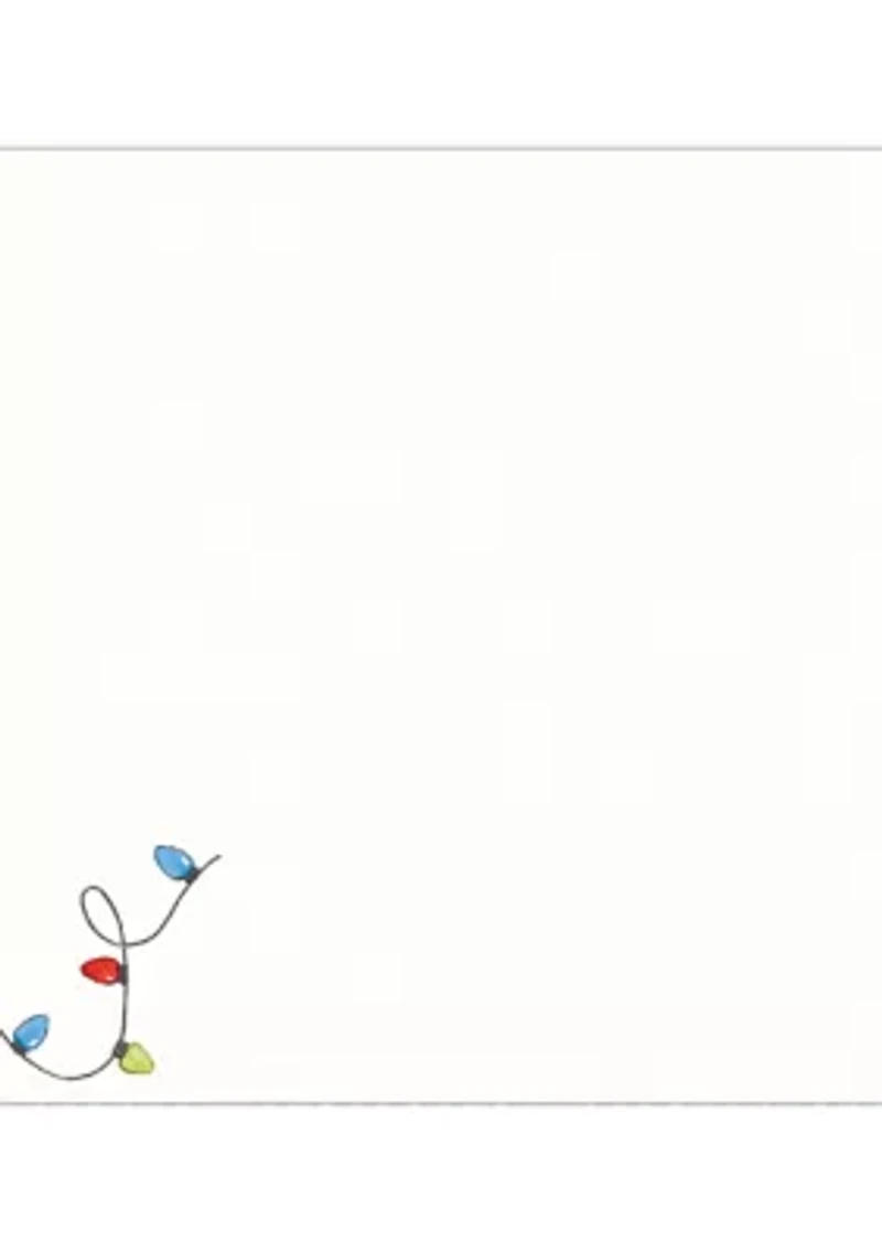 Stringing Holiday Joy Boxed Christmas Card Set