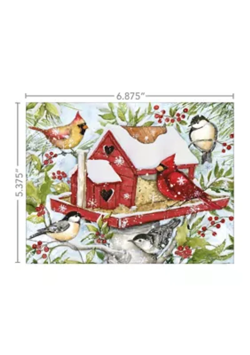 Winter Birds Assorted Boxed Christmas Cards