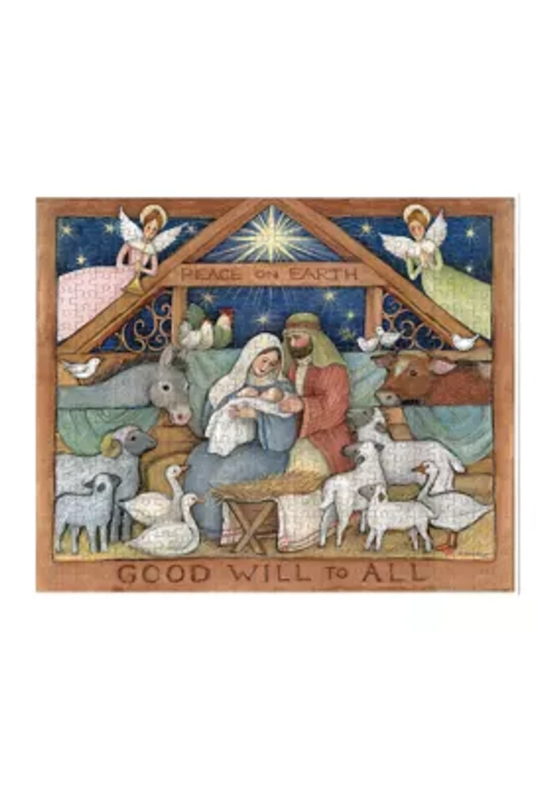 Christmas Countdown Nativity 500 Piece Puzzle