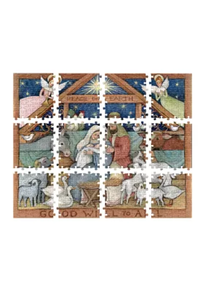 Christmas Countdown Nativity 500 Piece Puzzle