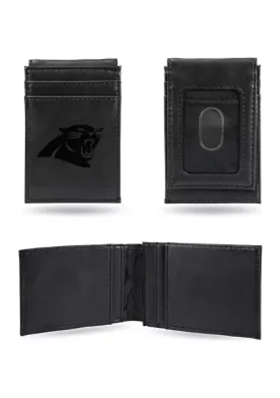 NFL Carolina Panthers Laser Engraved Wallet