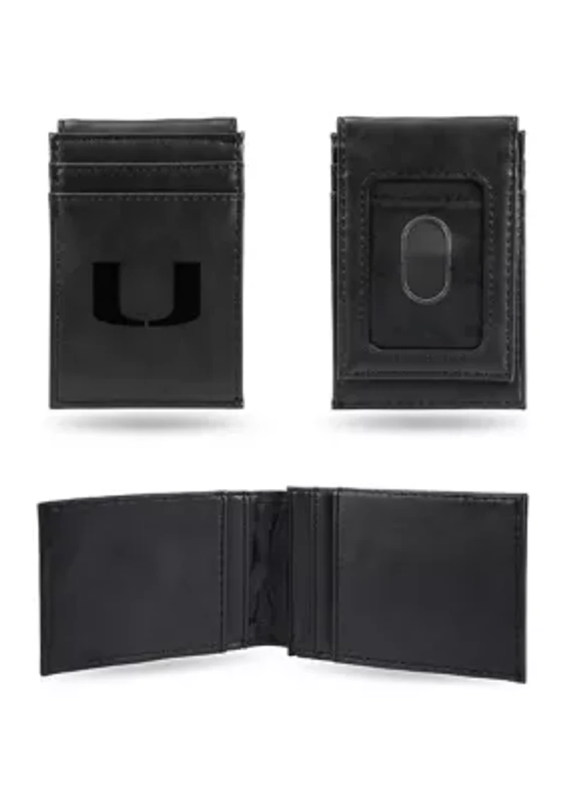 NCAA Miami Hurricanes Laser Engraved Wallet