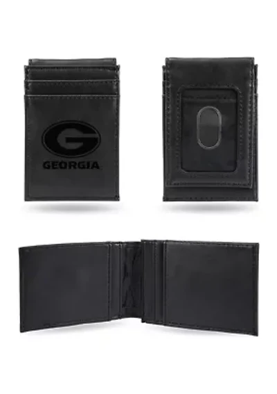 NCAA Georgia Bulldogs Laser Engraved Wallet