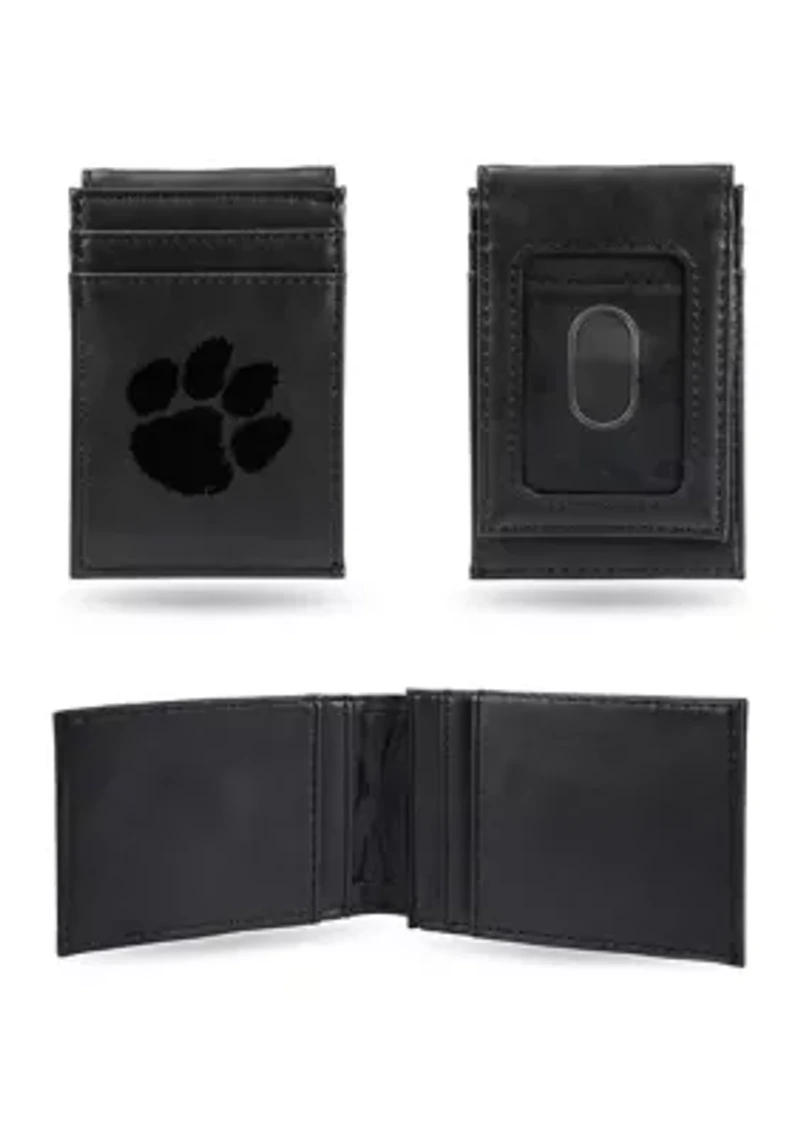 NCAA Clemson Tigers Laser Engraved Wallet